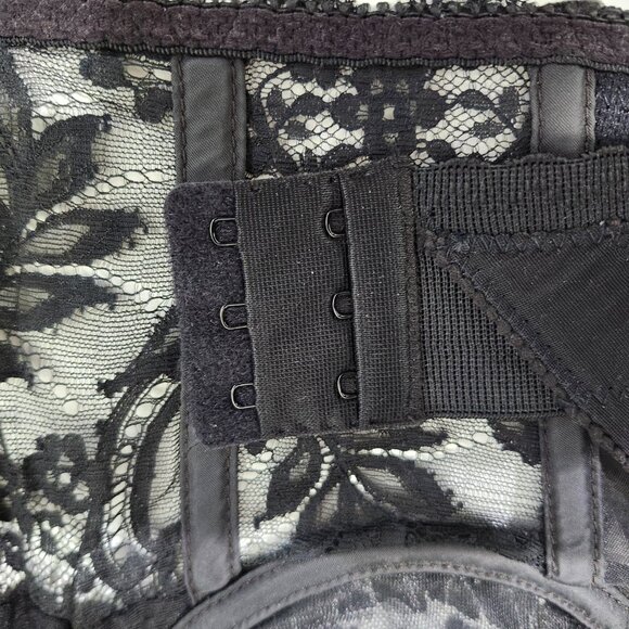 Fleur de Lace by Smoothie Black Bustier, Strapless and Backless Size 34B, NWOT - Picture 8 of 11